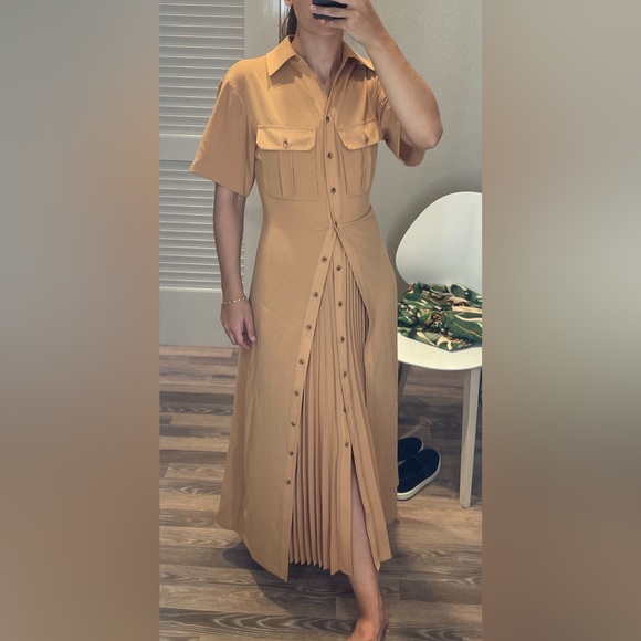 A.L.C. Florence Pleated Shirt Dress - Picture 2 of 5